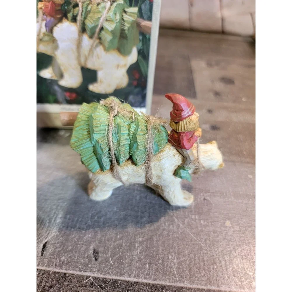 Hallmark‎ polar bear Adventure 1993 ornament Xmas decor